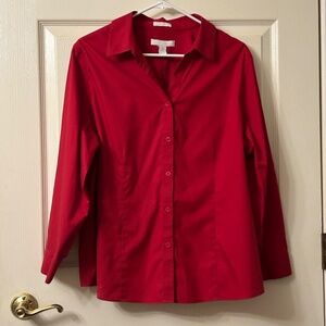 Chico’s Size 2, button down shirt